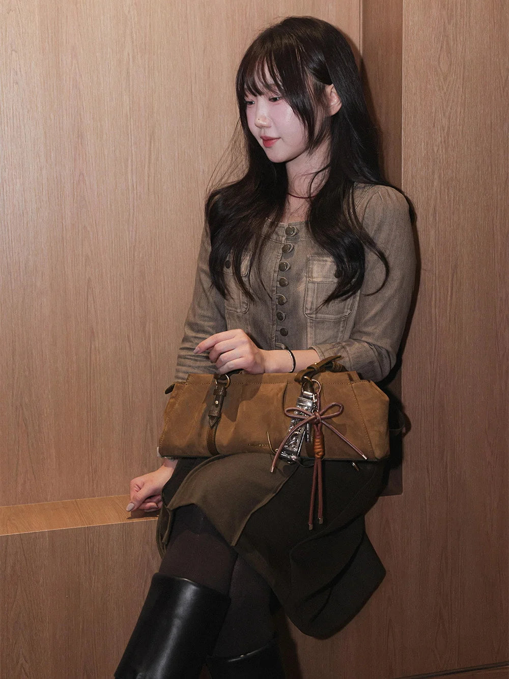 Britton Elongated Shoulder Bag