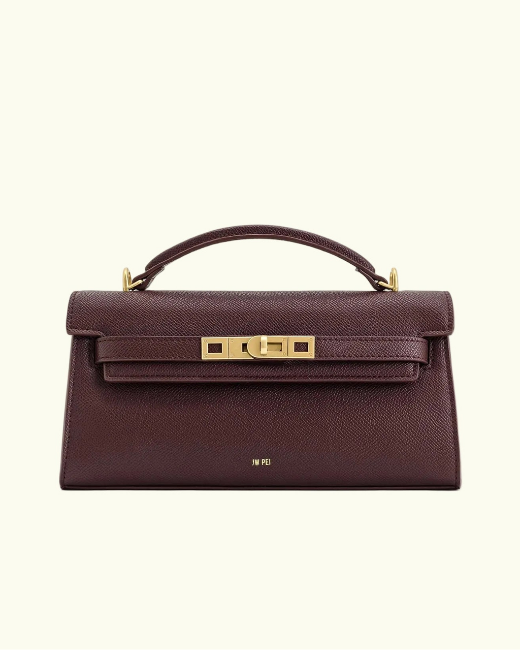 Noor Top Handle Bag - Deep Burgundy